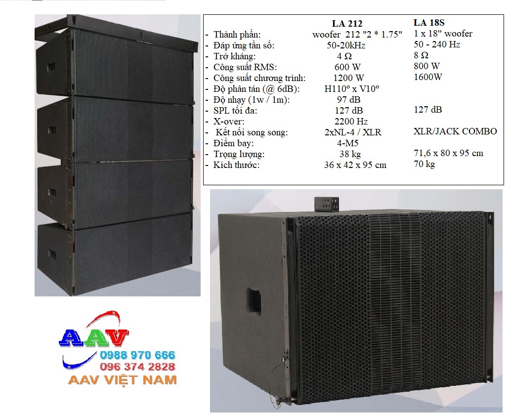 loa line array chất lượng cao giá rẻ